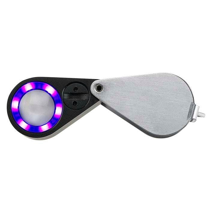 10X Triplet Loupe with Dual LED and UV Lights - RioGrande