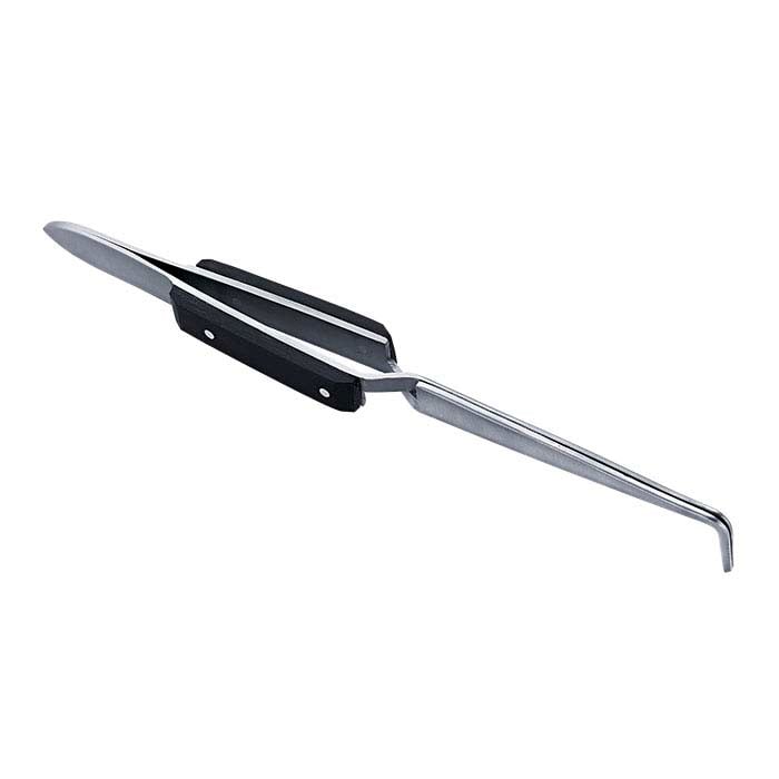 Stainless Steel 90° Bent Cross-Lock Tweezers - RioGrande