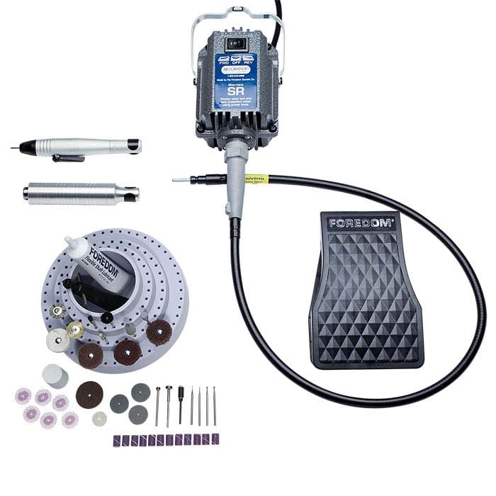 FOREDOM SR リューター Foredom SR Flex Shaft, 115v 1/6 hp 18,000 Max. RPM - Amazon.com