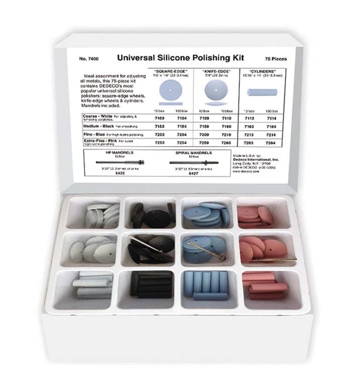 Dedeco Universal Silicone Polishing Kit, Unmounted