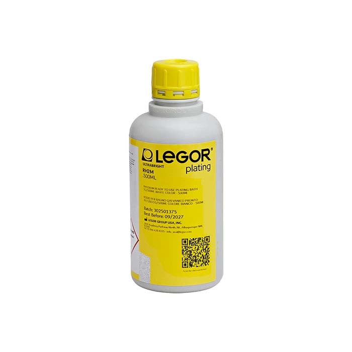 Legor® Super Bright White Room-Temperature Rhodium Plating