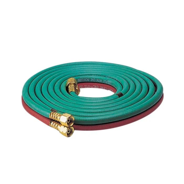 Olsen 1/4" Grade R 12 FT Twin Welding Hose – Oxygen/Acetylene – B Size Connections