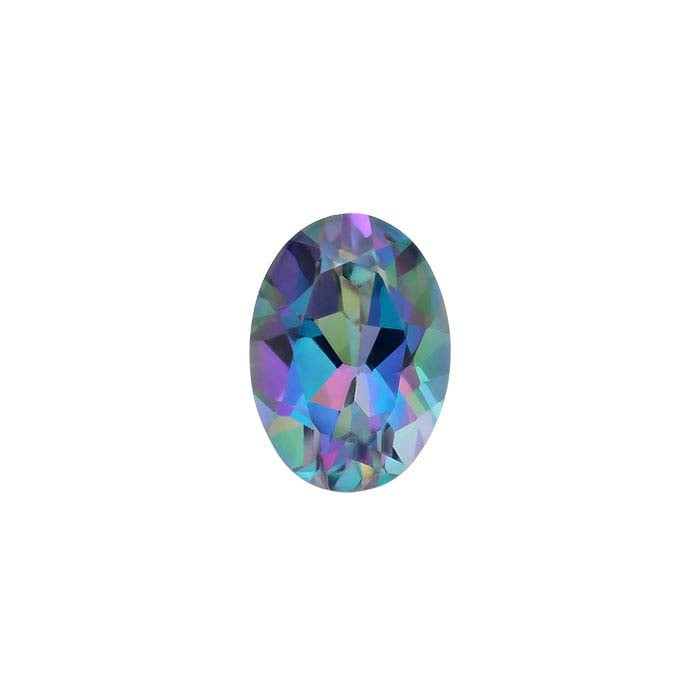 Azotic Galazio Blue™ Topaz Oval Faceted Gemstone - RioGrande