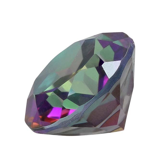 Azotic® Green Mystic™ Topaz 8 x 6mm Oval Faceted Gemstone - RioGrande