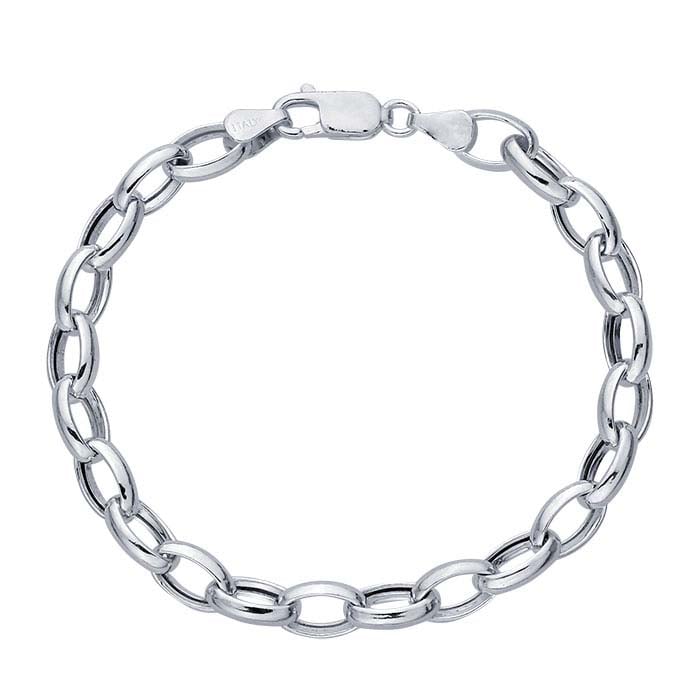 Bracelet Jonc En Argent Sterling 925 - 6 Mm, Ronde/Carré, Empilable, Marque Silverly