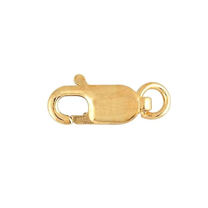 14/20 Yellow Gold-Filled Oval Lobster Clasp with Open Ring - RioGrande