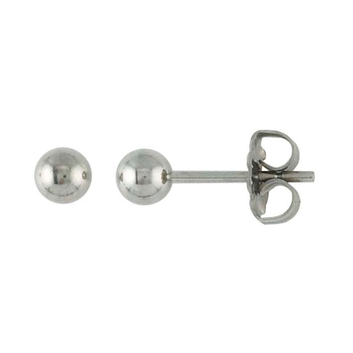 Titanium Ball Post Earrings