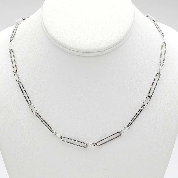 Sterling silver short chain necklace sales