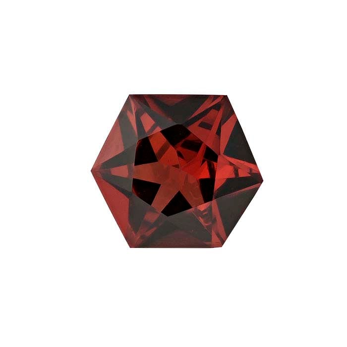 Garnet Hexagon Faceted Gemstone - RioGrande