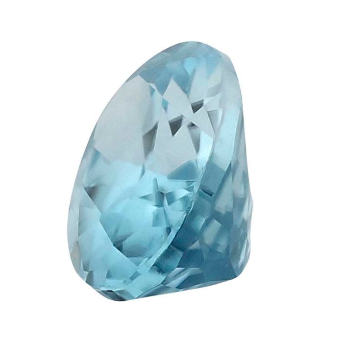 Blue Zircon Oval Faceted Gemstones, AA Grade - RioGrande