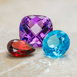 Azotic® Twilight Topaz Round Faceted Gemstone - RioGrande