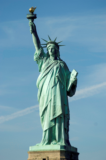 Lady Liberty Goes Green - RioGrande