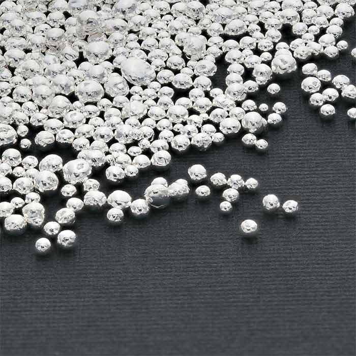 Grained Silver Jewelry Making Supplies 1 Oz . Casting Grain - Pure Silver Shot For ...