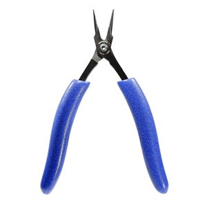 Bent Nose Pliers Foam Handles Ergonomic Wire Wrapping Jewelry Making Tool