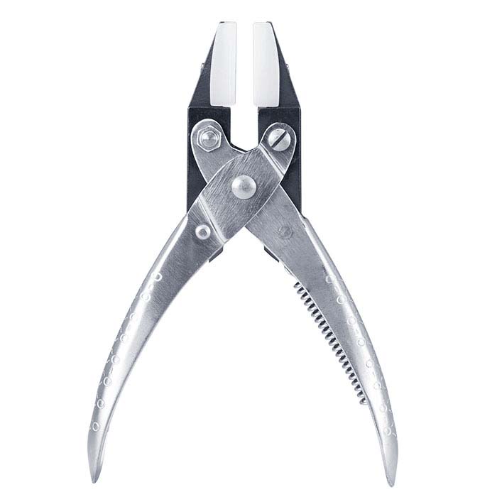 5-1/2 Parallel-action Pliers With Nylon Jaws Non-marring Jewelry Making  Metal Wire Bending Forming Tool PLR-864.00 