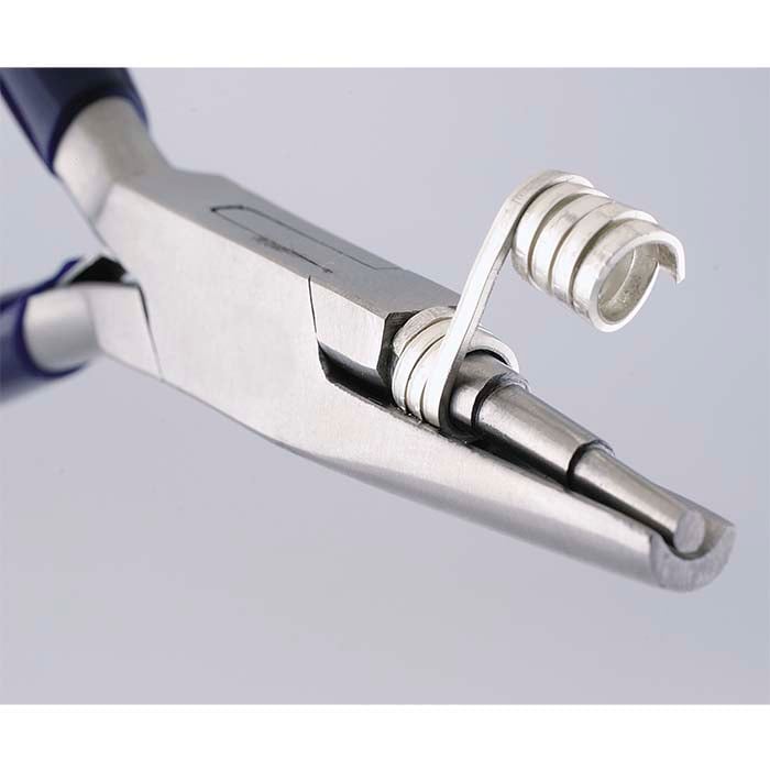 Stepped Round and Concave-Nose Wire-Wrapping Pliers RioGrande