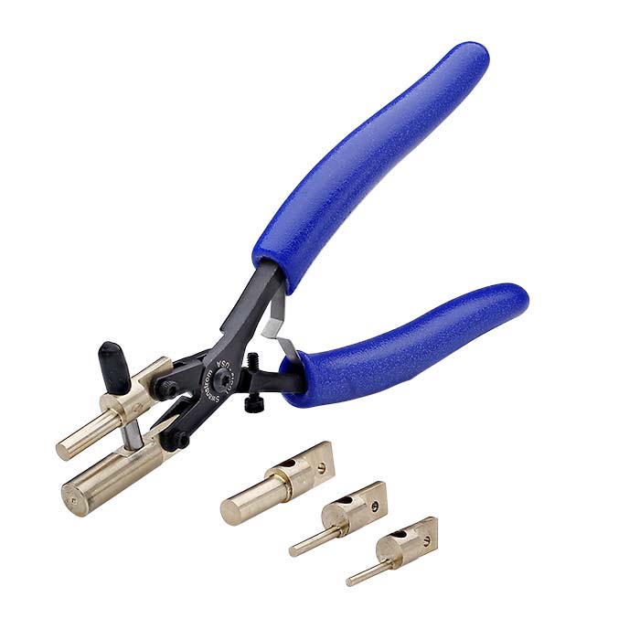 Pneumatic pliers tool for gimbal bellows assembly + 10 universal bellows
