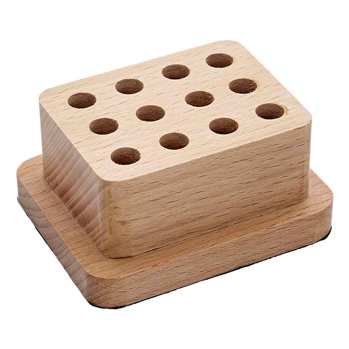 Solid Wood Stamp Stand, 12Hole RioGrande