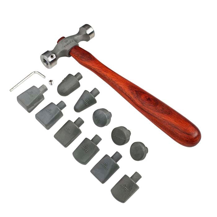 Fretz® HMR-107 Jeweler's Planishing Hammer with 11 Nylon