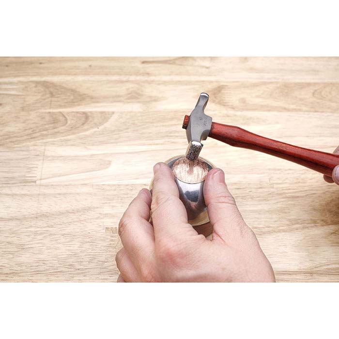 Fretz® HMR-14A Cross-Peen Raw Silk Texturing Hammer, 3.1 oz