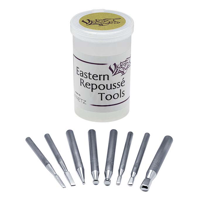 Eastern Repoussé Chasing Tools, Set of 8 RioGrande