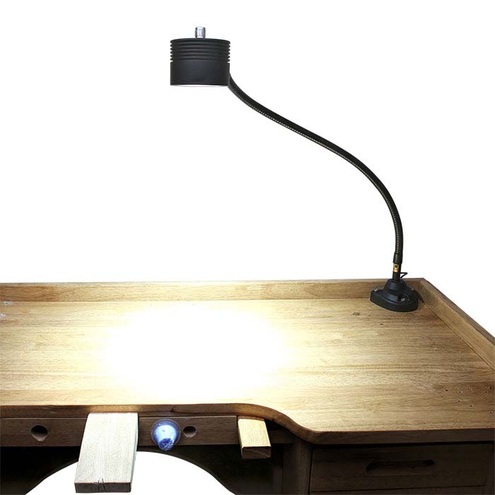 Dazor® EcoFlex II 7-LED Clamp-On Bench Lamp - RioGrande