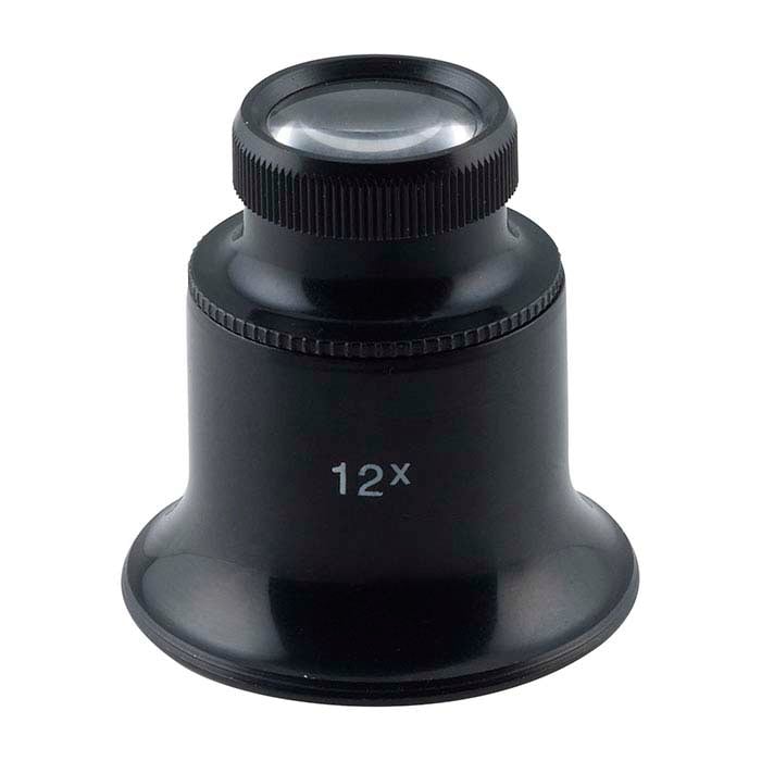 Japanese Watchmaker's 12X and 4X Dual Magnification Loupe