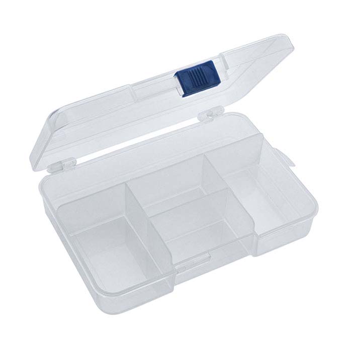 Plastic 5-Compartment Organizer Box