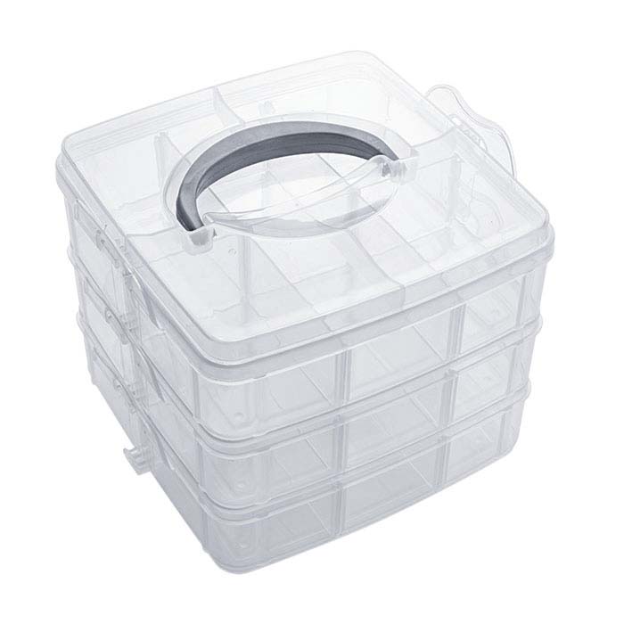 Plastic 5-Compartment Organizer Box - RioGrande