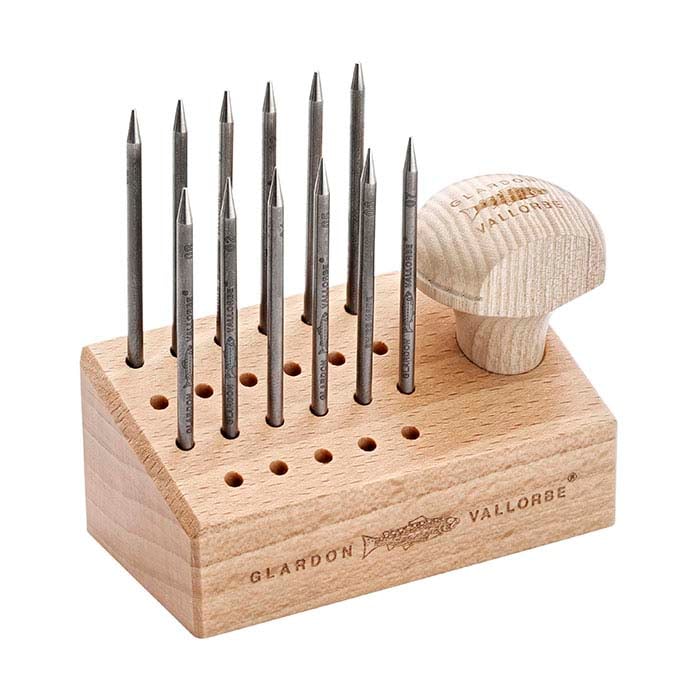 Glardon Vallorbe Beading Tool & Holder Set, 12Piece RioGrande