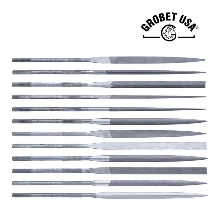 Grobet® Swiss Pattern Needle Files, Cut 4, Set of 12 RioGrande