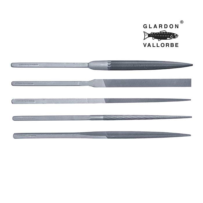 Glardon Vallorbe® Precision Habilis Hand File Set, Swiss Cut #1