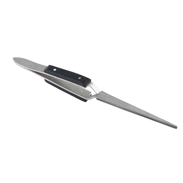 Pointed Crosslock Tweezer with Fibre Grips Pointed Crosslock Tweezer with Fibre Grips