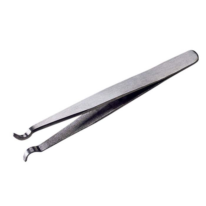 Stainless Steel Ring Holding Soldering Tweezers – Jewelers Tool With File, Made In Pakistan
