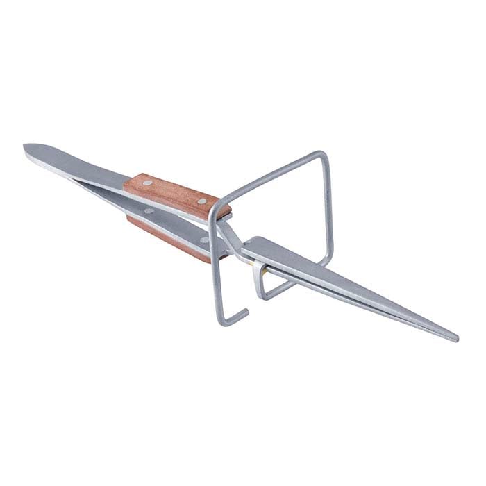 Straight Crosslock Tweezer with Fibre Grips Straight Crosslock Tweezer with Fibre Grips