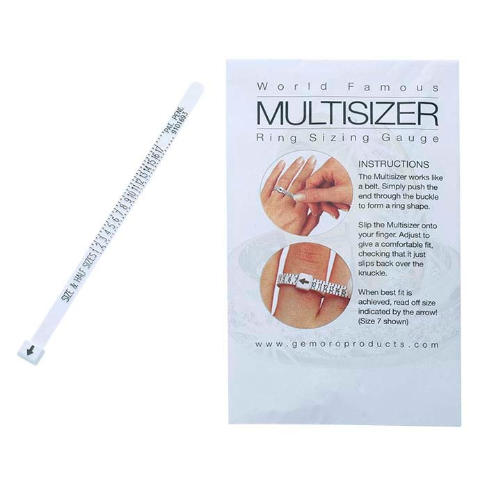 GemOro Multisizer Finger Sizing Gauge