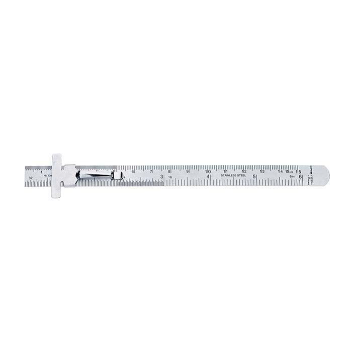 Steel Ruler with Depth Gauge - RioGrande