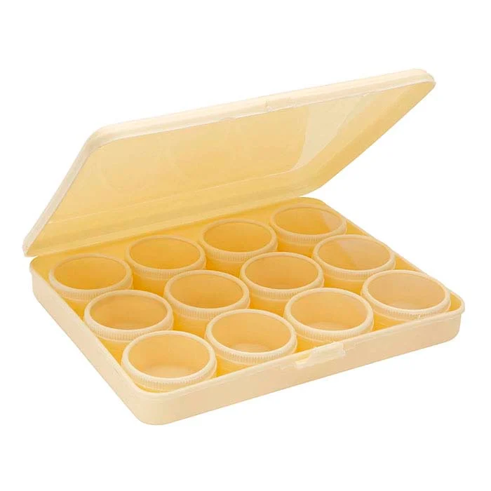 Plastic Bead Organizer Tray with 12 Containers RioGrande