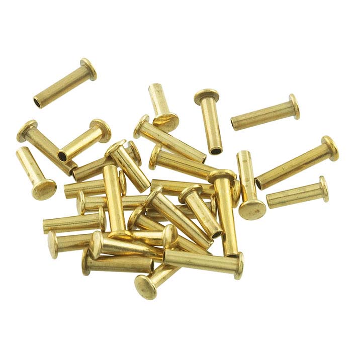69-921-04-2 Crafted Findings Brass Jewelry Rivet, 1/16, 5/32 Long - Rings  & Things