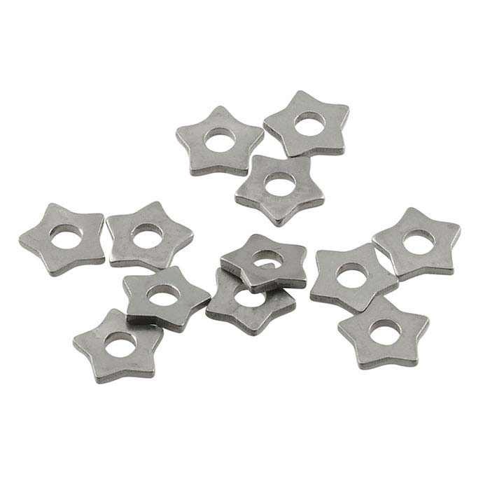 Nickel Alloy Star Rivet Accent for 1/16