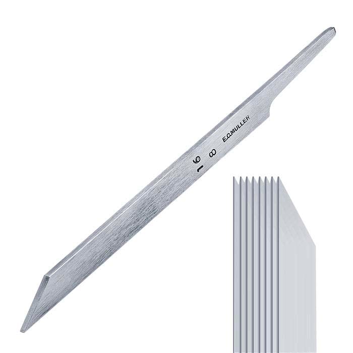 E.C. Muller Carbon Steel Straight Line Gravers #16 - RioGrande E.C. Muller Carbon Steel Straight Line Gravers #16 - RioGrande