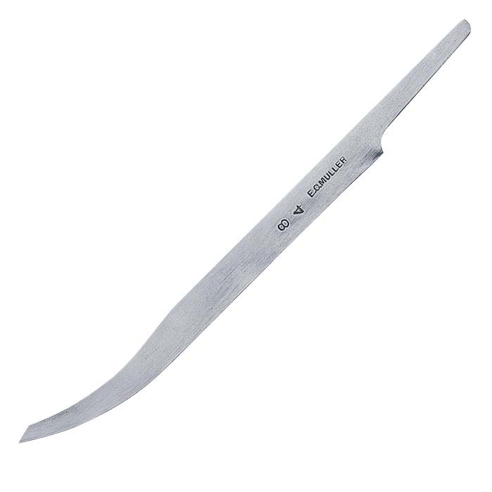 E.C. Muller Carbon Steel Bent Line Graver #8, 4-Line - RioGrande E.C. Muller Carbon Steel Bent Line Graver #8, 4-Line - RioGrande