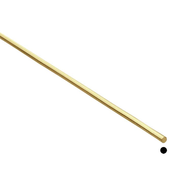 Jeweler's Brass Round Wire, 1/2-Hard - RioGrande