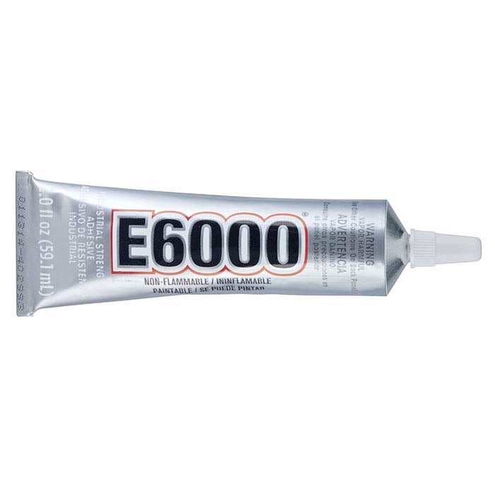 E6000 Flexible Multi-Purpose Adhesive Waterproof Glue, 3.7 Ounces 