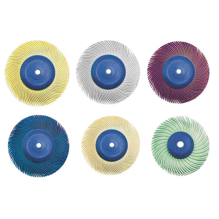 3M 2" 6Ply Radial Bristle Disc Assortment RioGrande