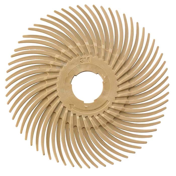 3M 3" Radial Bristle Disc, 6Micron, Peach RioGrande