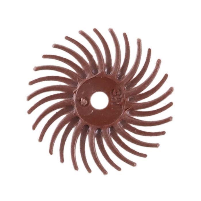 3M Radial Bristle Discs, 220 Grit, Red RioGrande
