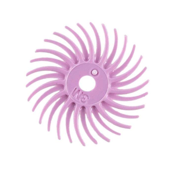 3M Radial Bristle Discs, Pumice, Pink RioGrande