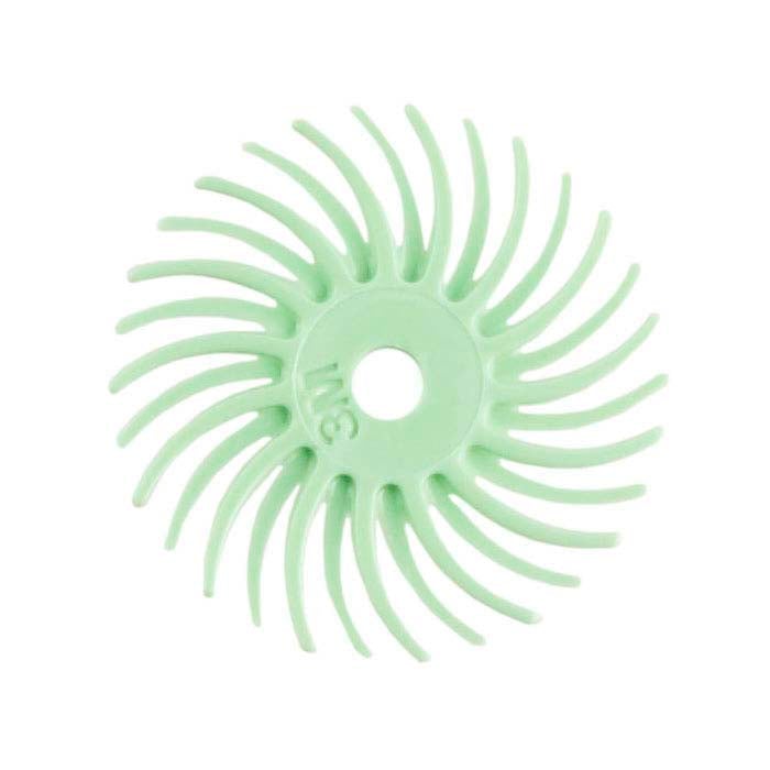 3M Radial Bristle Discs, 1 Micron, Light Green RioGrande