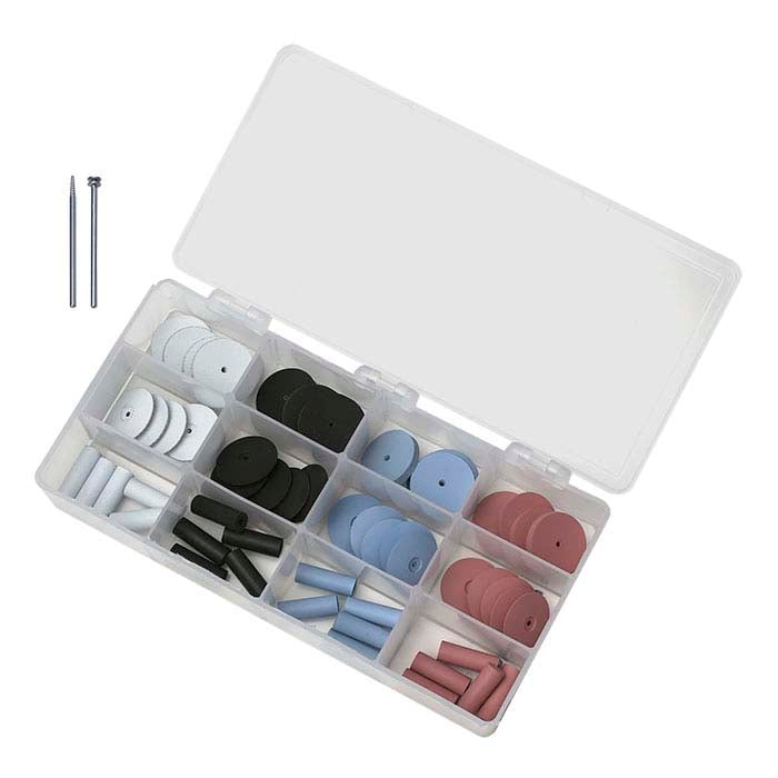 Silicone Polishing Wheel Kit 24 Assortment Set Jewelry Abrasive Finish